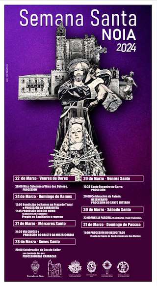 Fechas, información, programa, cartel, imágenes, mapa y ubicación de Semana Santa  en  Noia