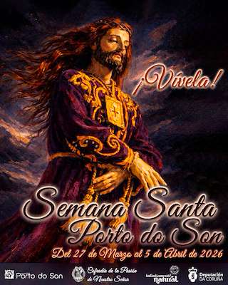 Fechas, información, programa, cartel, imágenes, mapa y ubicación de Semana Santa  (2026)  en  O Porto do Son