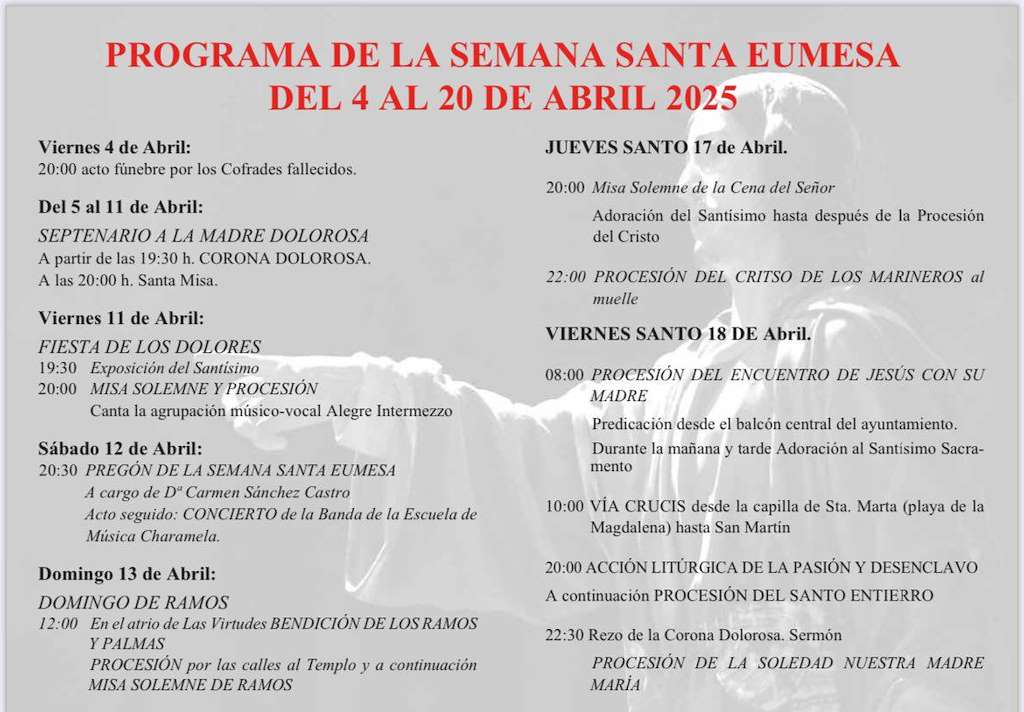 Semana Santa (2025) en Pontedeume