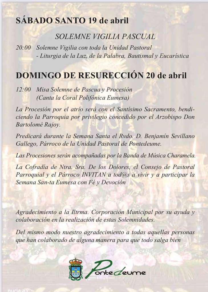 Semana Santa (2025) en Pontedeume