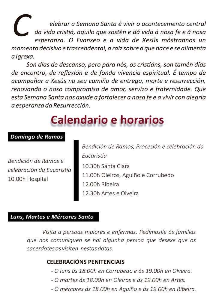 Semana Santa en Ribeira