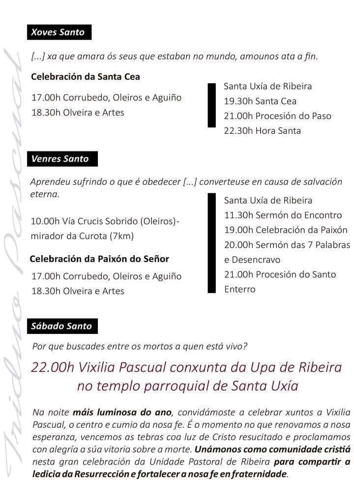 Semana Santa en Ribeira