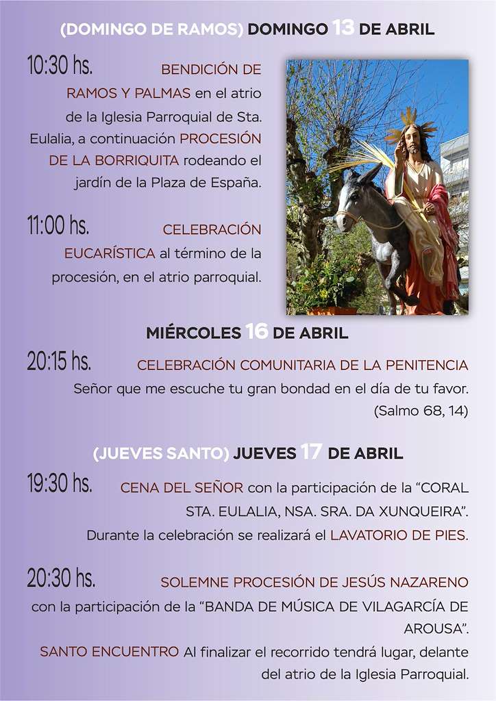 Semana Santa  (2024) en Vilagarcía de Arousa