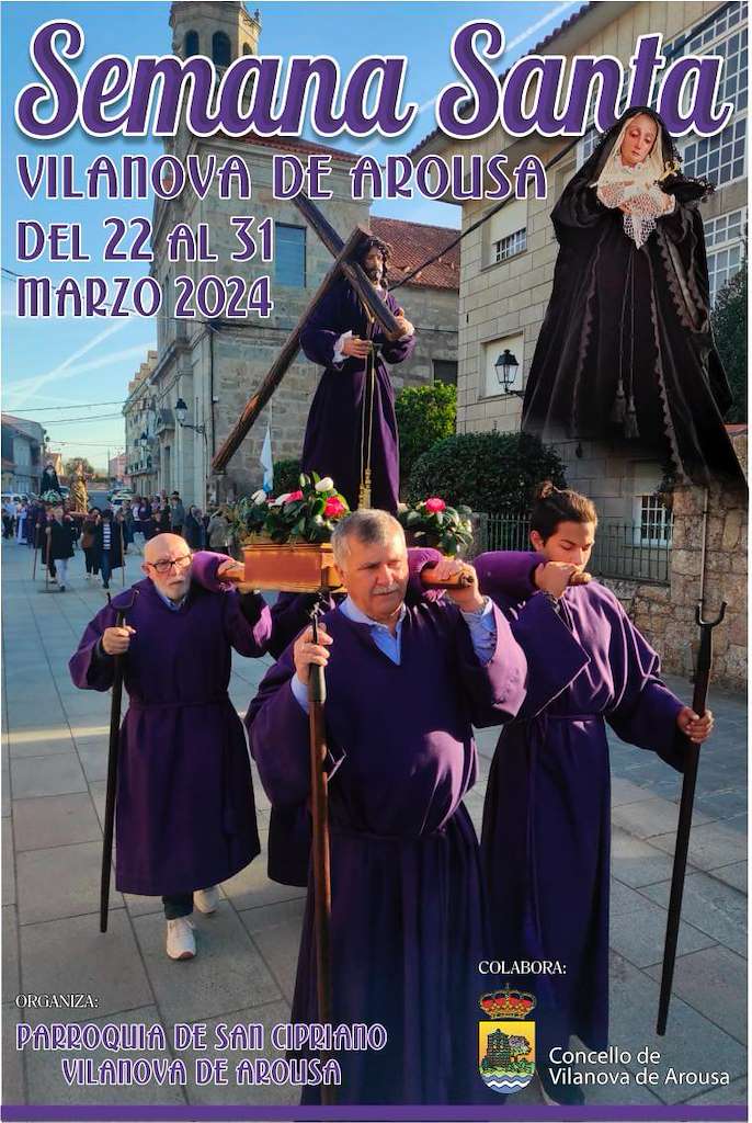 Semana Santa (2024) en Vilanova de Arousa