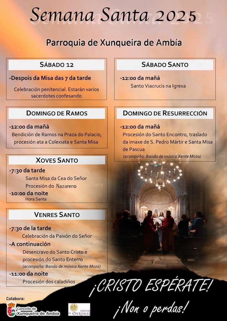 Semana Santa (2025) en Xunqueira de Ambía