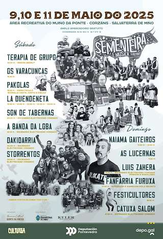 Fechas, información, programa, cartel, imágenes, mapa y ubicación de XVII Sementeira e Música  en  Salvaterra do Miño