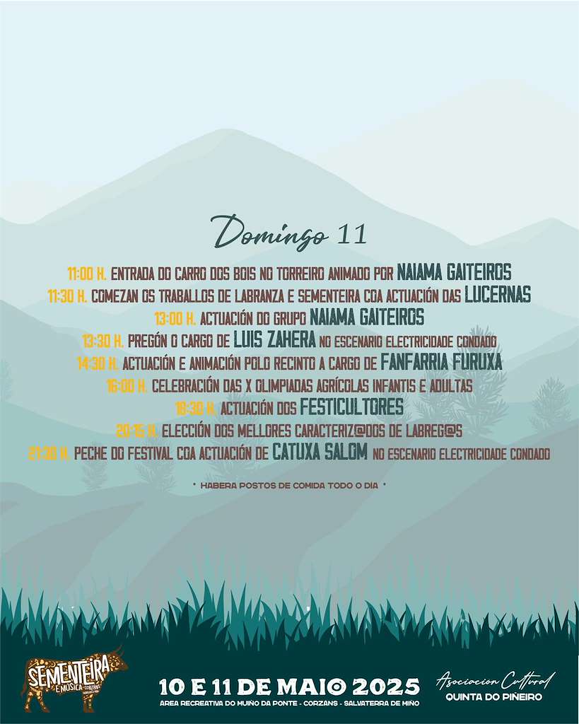 XVII Sementeira e Música (2025) en Salvaterra do Miño