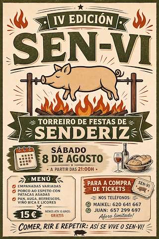 Fechas, información, programa, cartel, imágenes, mapa y ubicación de IV Sen-Vi de San Xés (2026)  en  Lobeira