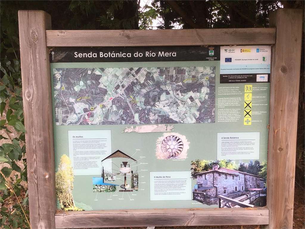 Senda Botánica do Río Mera en O Pino