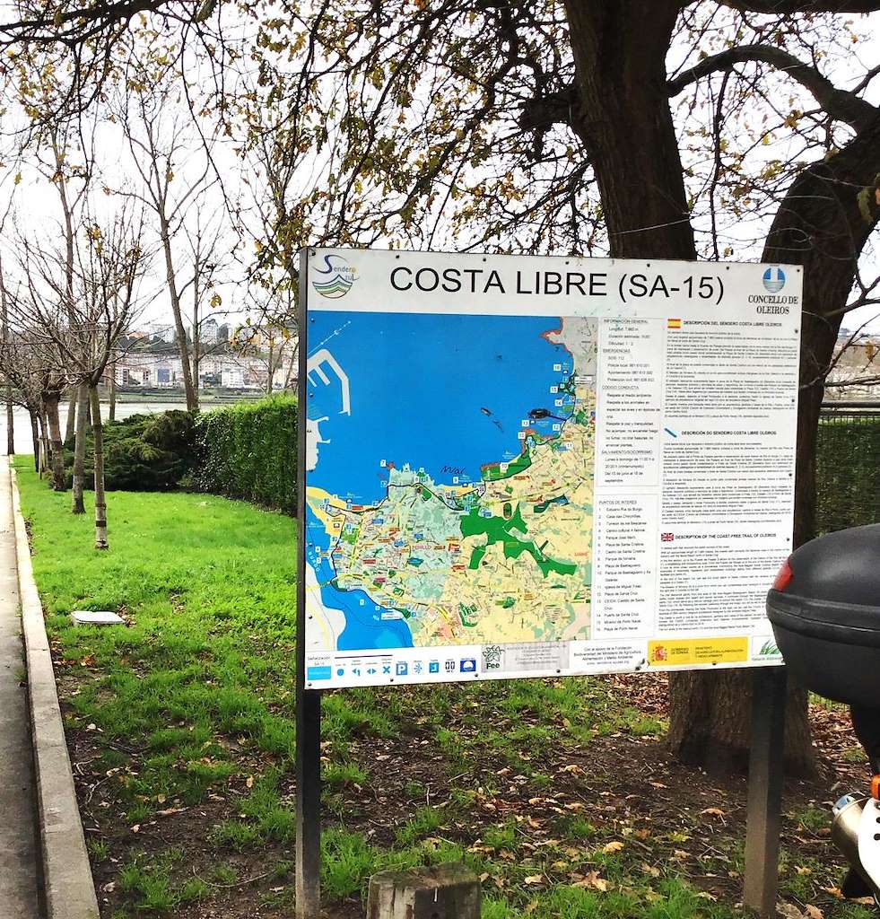 Senda Costa Libre en Oleiros