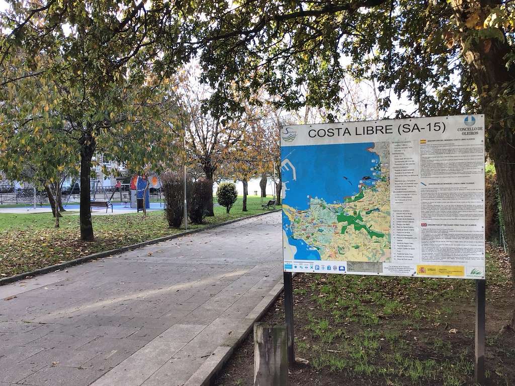 Senda Costa Libre en Oleiros