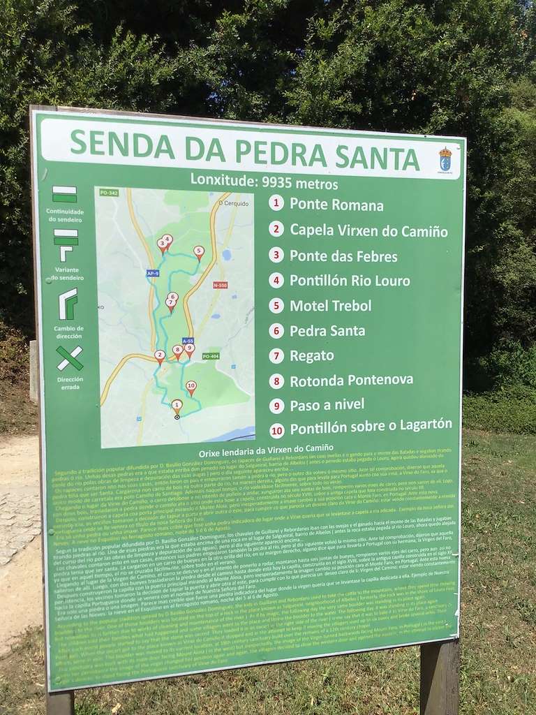 Senda da Pedra Santa en Tui