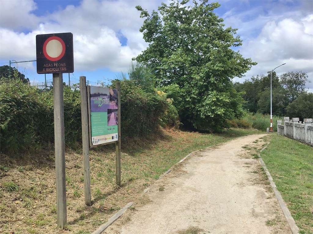 Senda Espazo Fortaleza-Forcadela en Tomiño