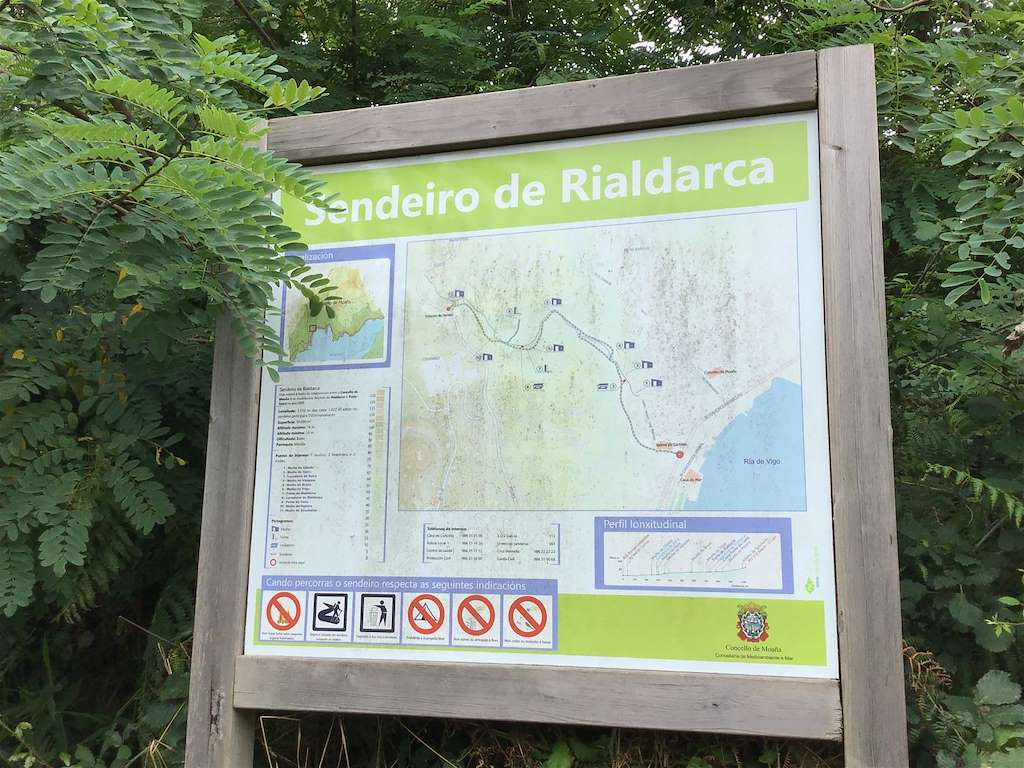 Sendero de Rialdarca en Moaña
