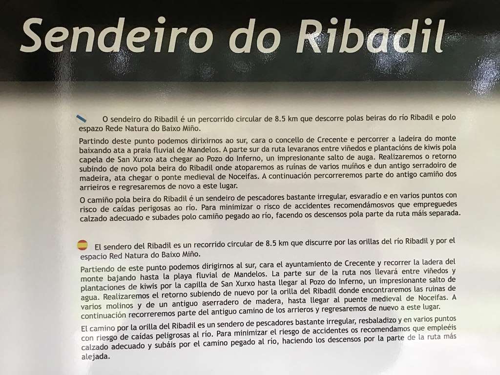Sendero del Río Ribadil en A Caniza