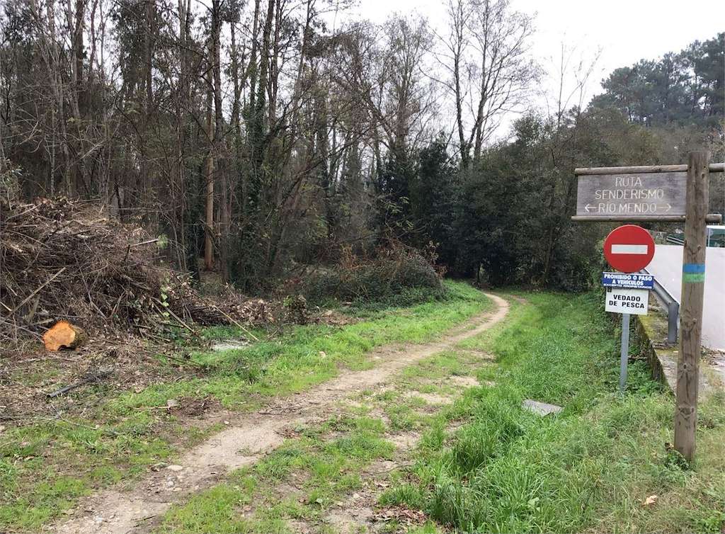 Sendero y Molinos del río Mendo en Salvaterra do Miño