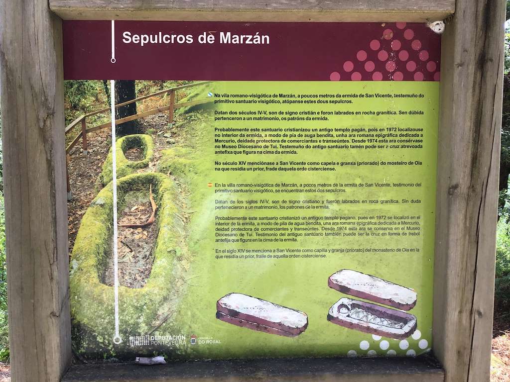 Sepulcros de Marzán en O Rosal