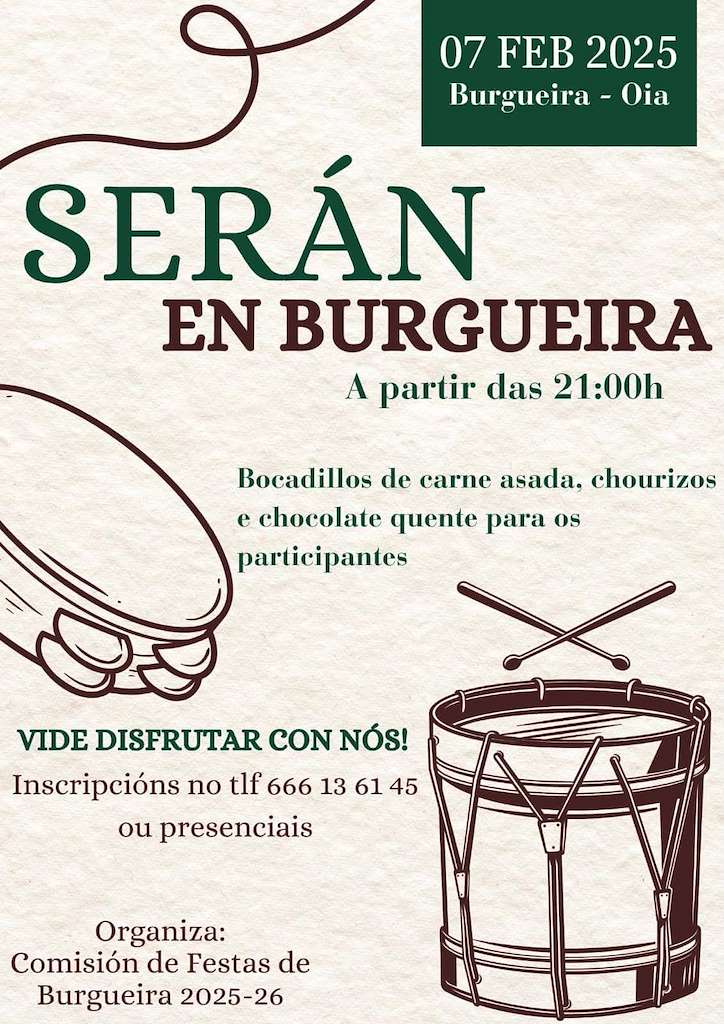 Serán de Burgueira en Oia