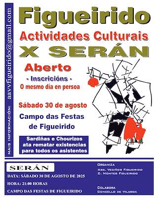Fechas, información, programa, cartel, imágenes, mapa y ubicación de X Serán de Figueirido  en  Vilaboa