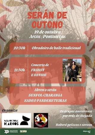 Fechas, información, programa, cartel, imágenes, mapa y ubicación de Serán de Outono de Arcos (2025)  en  Ponteareas