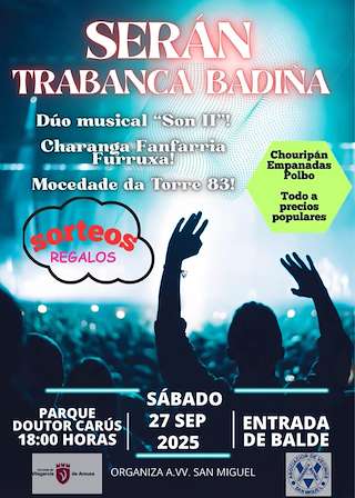 Fechas, información, programa, cartel, imágenes, mapa y ubicación de Serán de Trabanca Badiña (2025)  en  Vilagarcía de Arousa