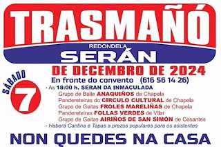 Fechas, información, programa, cartel, imágenes, mapa y ubicación de Serán de Trasmañó  en  Redondela