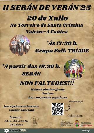 Fechas, información, programa, cartel, imágenes, mapa y ubicación de II Serán de Verán   en  A Caniza