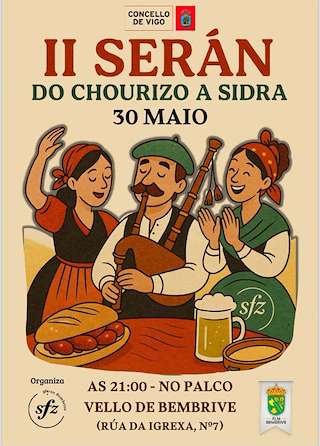 Fechas, información, programa, cartel, imágenes, mapa y ubicación de III Serán do Chourizo a Sidra (2026)  en  Vigo
