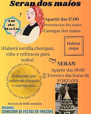 Fechas, información, programa, cartel, imágenes, mapa y ubicación de Serán dos Maios de Forzáns  en  Ponte Caldelas