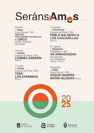 Fechas, información, programa, cartel, imágenes, mapa y ubicación de Seráns de Tapia  en  Ames