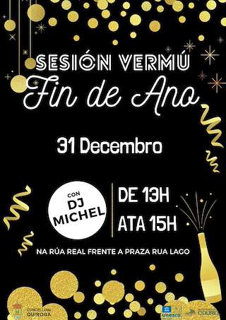 Fechas, información, programa, cartel, imágenes, mapa y ubicación de Sesión Vermú Fin de Ano  en  Quiroga