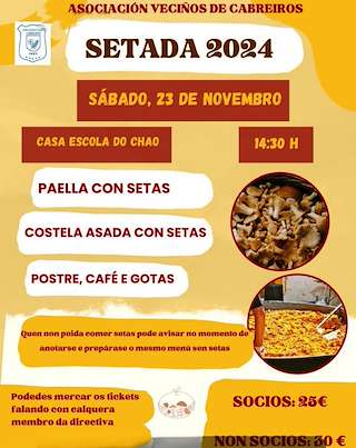 Fechas, información, programa, cartel, imágenes, mapa y ubicación de Setada de Carbeiros  en  Xermade