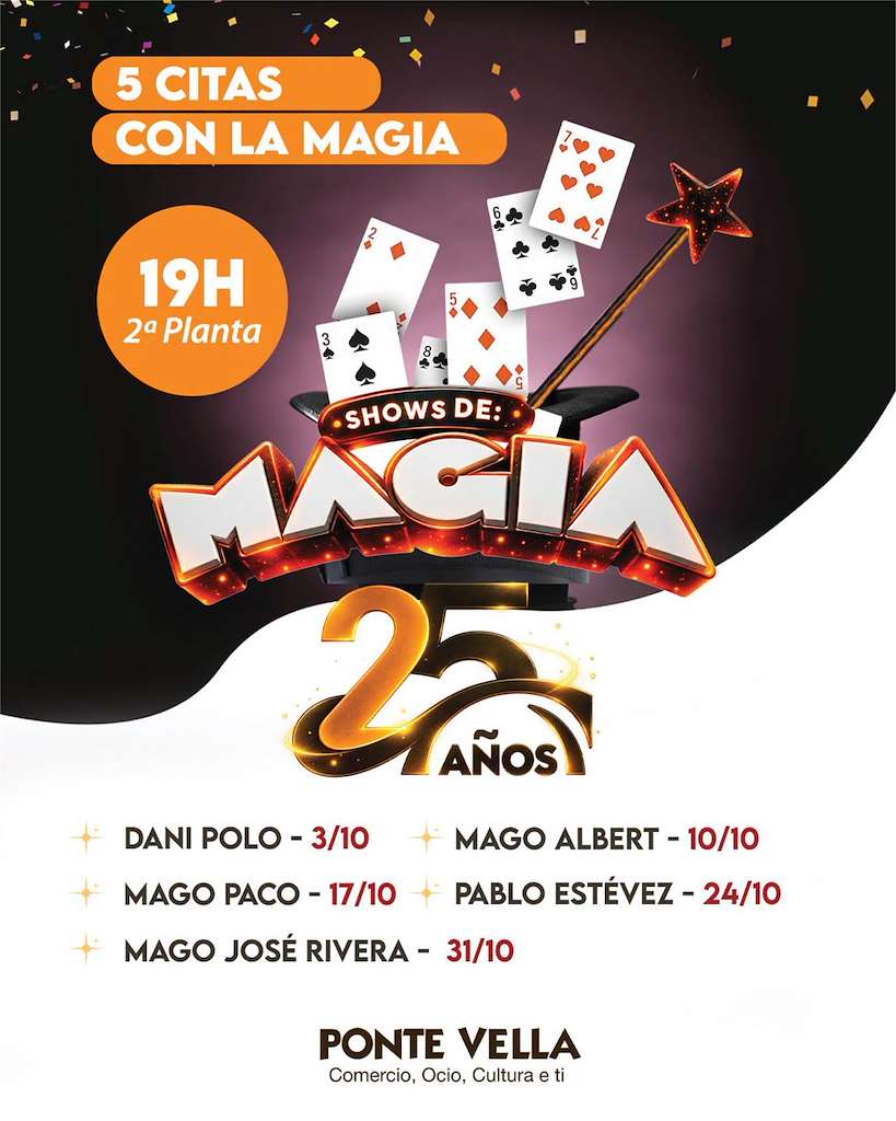 Shows de Magia del C. Cial. Ponte Vella (2026) en Ourense