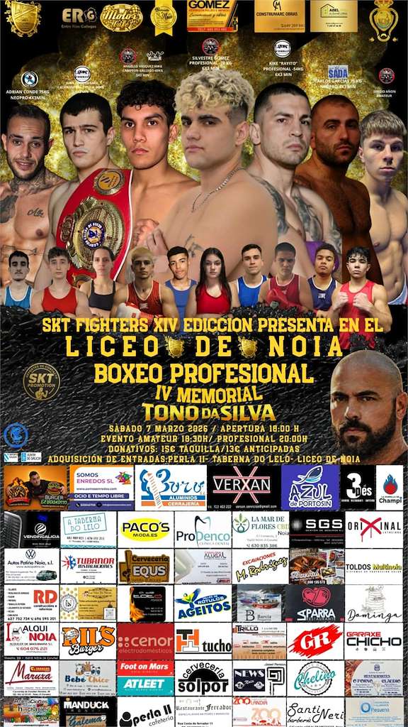 XIV Skt Fighters - IV Memorial Tono da Silva (2026) en Noia