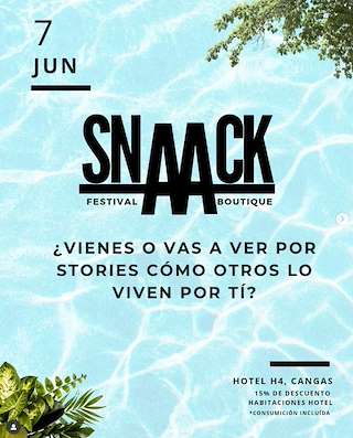 Fechas, información, programa, cartel, imágenes, mapa y ubicación de snAAck (2026)  en  Cangas de Morrazo