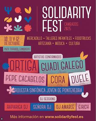 Fechas, información, programa, cartel, imágenes, mapa y ubicación de Solidarity Fest (2025)  en  Cambados