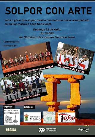 Fechas, información, programa, cartel, imágenes, mapa y ubicación de Solpor con Arte   en  Meaño