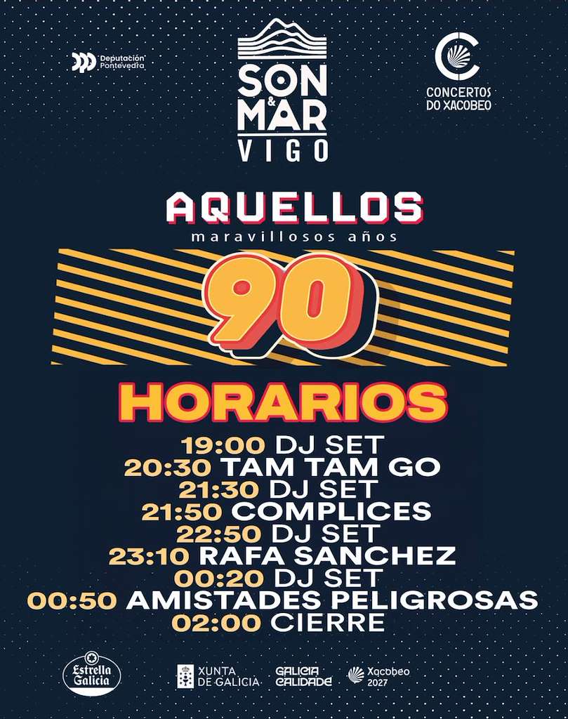 Son & Mar - Aquellos Maravillos Años 90 (2026) en Vigo