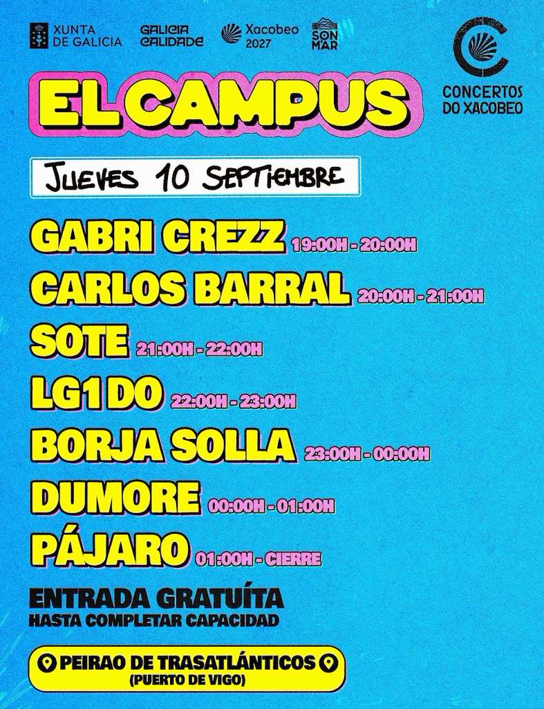 Son & Mar - El Campus (2026) en Vigo