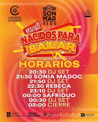 Fechas, información, programa, cartel, imágenes, mapa y ubicación de Son & Mar - Nacidos para Bailar (2026) en Vigo