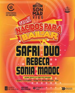 Fechas, información, programa, cartel, imágenes, mapa y ubicación de Son & Mar - Nacidos para Bailar (2026)  en  Vigo