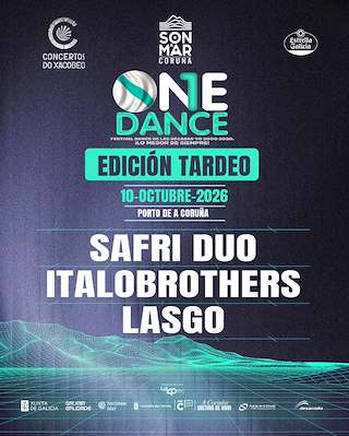 Fechas, información, programa, cartel, imágenes, mapa y ubicación de Son & Mar - One Dance Edición Tardeo (2026)  en  A Coruña