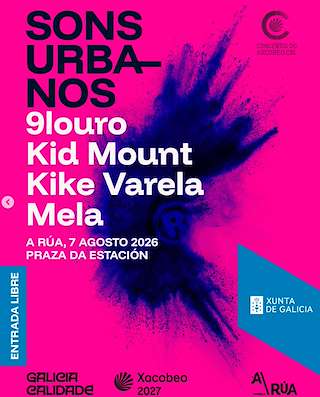 Fechas, información, programa, cartel, imágenes, mapa y ubicación de Sons Urbanos (2026)  en  A Rúa