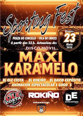 Fechas, información, programa, cartel, imágenes, mapa y ubicación de Sporting Fest  en  Vila de Cruces