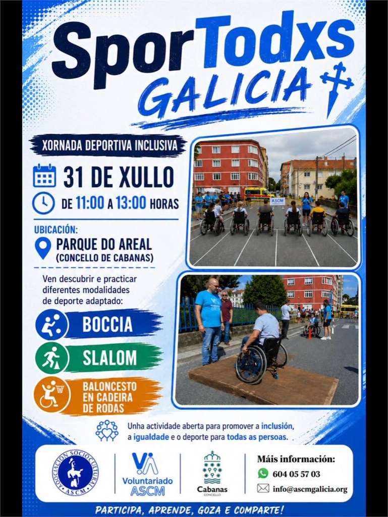 SporTodxs - Xornada Deportiva Inclusiva (2026) en Cabanas