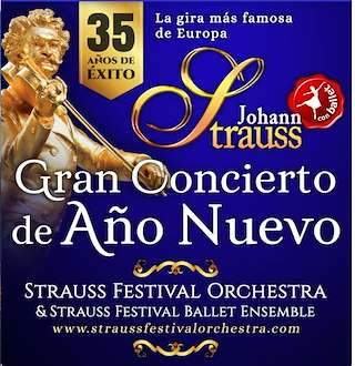 Fechas, información, programa, cartel, imágenes, mapa y ubicación de Strauss Festival Orchestra - Gran Concierto de Año Nuevo  en  A Coruña