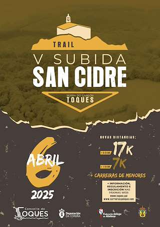 Fechas, información, programa, cartel, imágenes, mapa y ubicación de V Subida a San Cidre  en  Toques