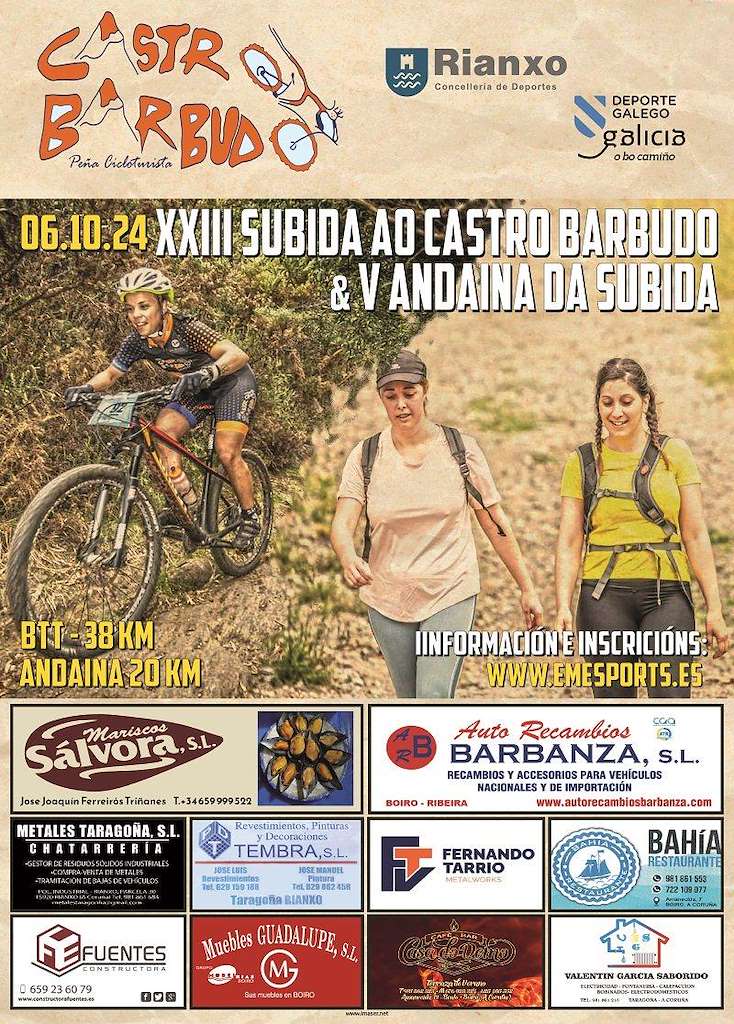 XXIII Subida BTT o Castro Barbudo en Rianxo