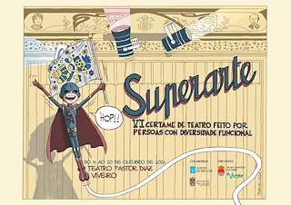Fechas, información, programa, cartel, imágenes, mapa y ubicación de VI Superarte - Certame de Teatro Feito por Persoas con Diversidade Funcional   en  Viveiro