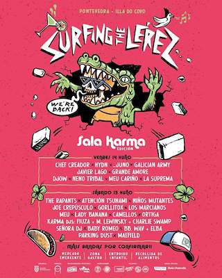 Surfing The Lerez Festival (2026) en Pontevedra
